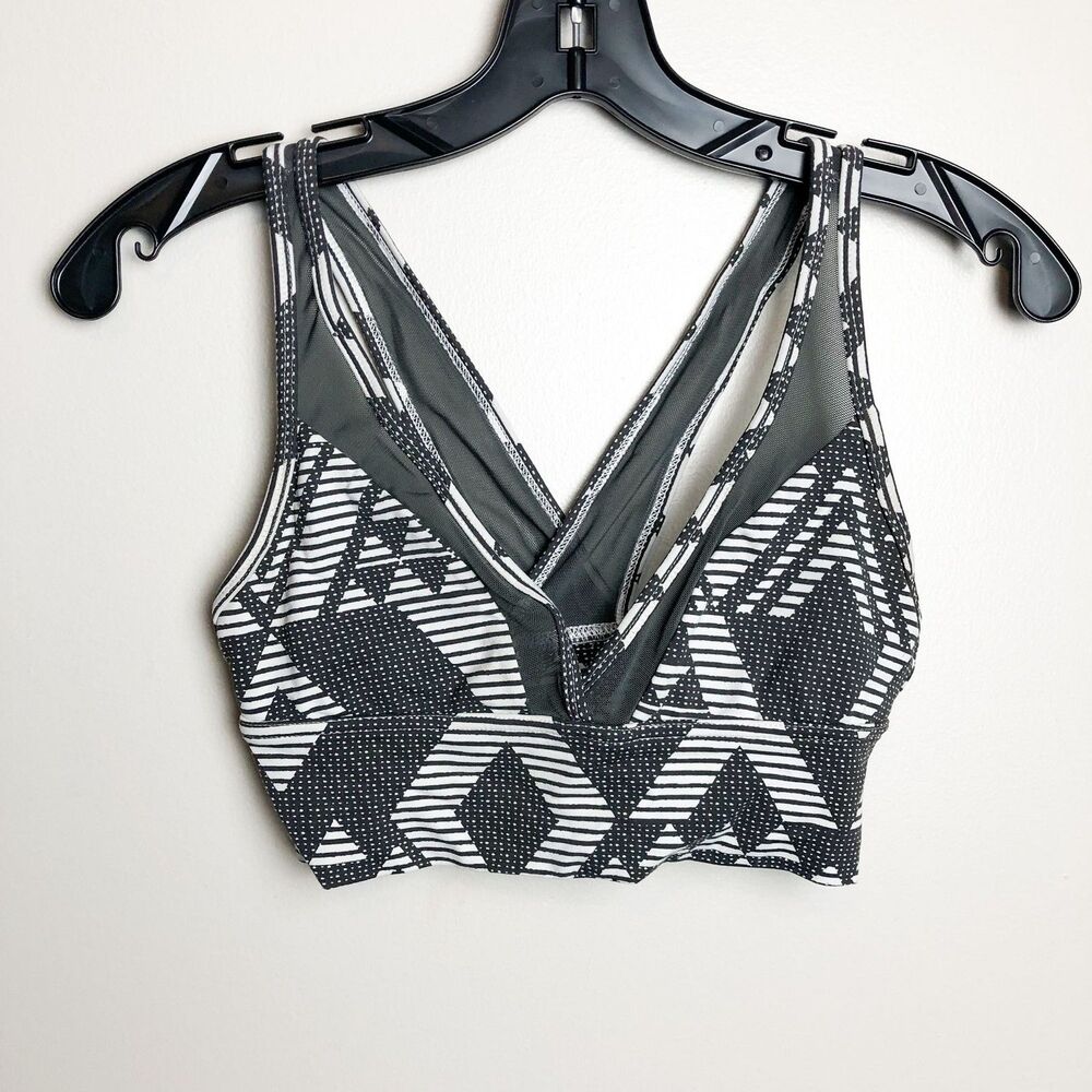 Aerie Geometric Mesh Unlined Bralette